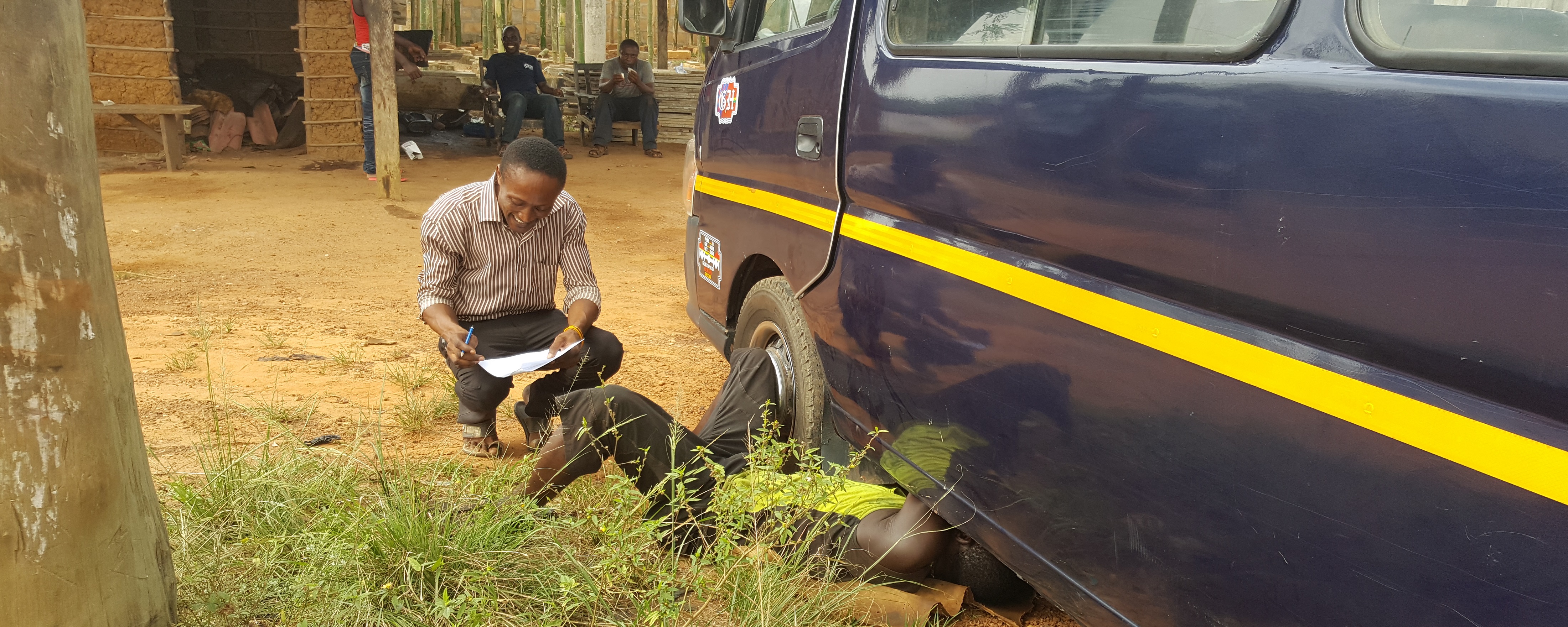 Interviewing a Mechanic in Ghana