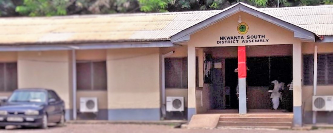 Gebäude der District Assembly in Nkwanta South District